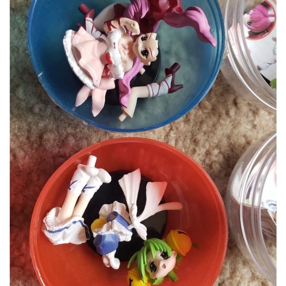 Di Gi Charat Complete lot of 4 figure Dejiko Usada Piyoko Puchiko Gashapon NIB - Picture 4 of 11